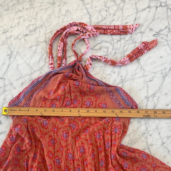 Free People Make me Yours Halter Neck Mini Dress Sz S - Picture 5 of 10